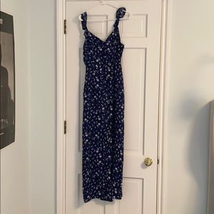 Floral Blue Jumpsuit